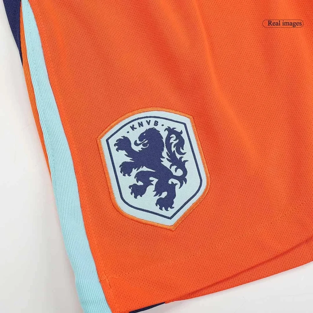 Netherlands Soccer Jersey Home Custom Shorts EURO 2024 - Image 5