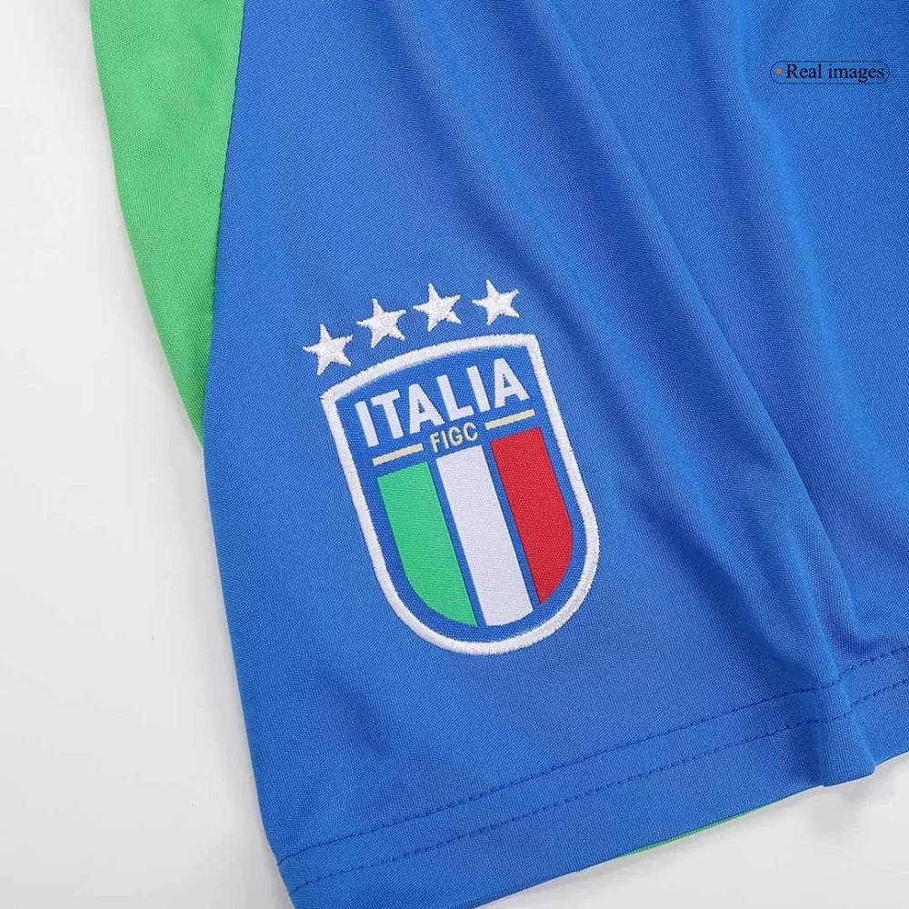 Italy Away Football Uniform Kids Kit Jersey+Shorts EURO 2024 - Image 14