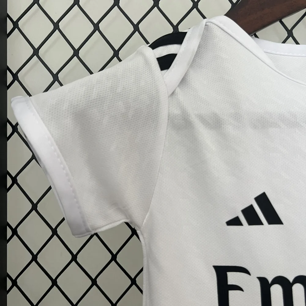 Real Madrid Soccer Jersey Home Baby Uniform 2024/25 - Image 4