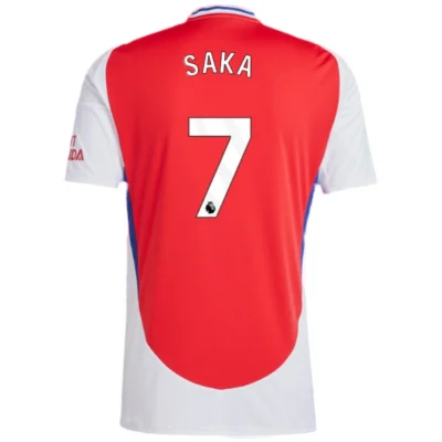 SAKA #7 Arsenal Soccer Jersey Home Custom Shirt 2024/25