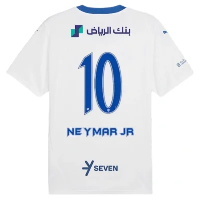 Neymar JR #10 Al Hilal SFC Soccer Jersey Away Custom Shirt 2024/25