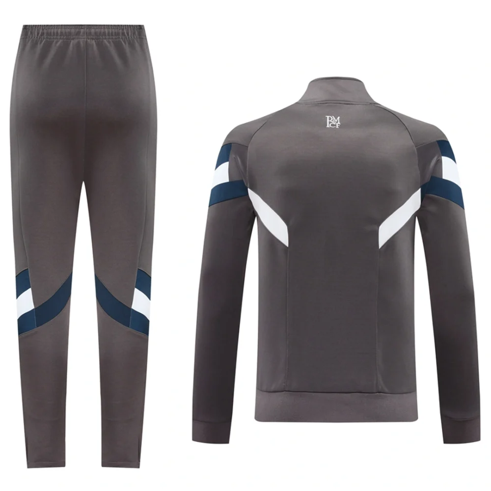 Real Madrid Training Kit (Jacket+Pants) Gray 2024/25 - Image 2