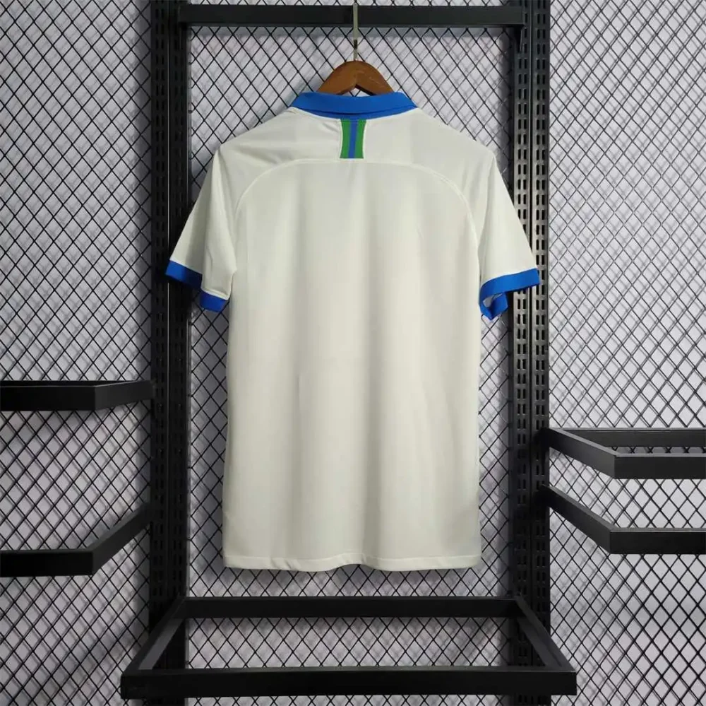 Brazil Retro Jersey Custom Home Soccer Jersey 2019 - Image 2