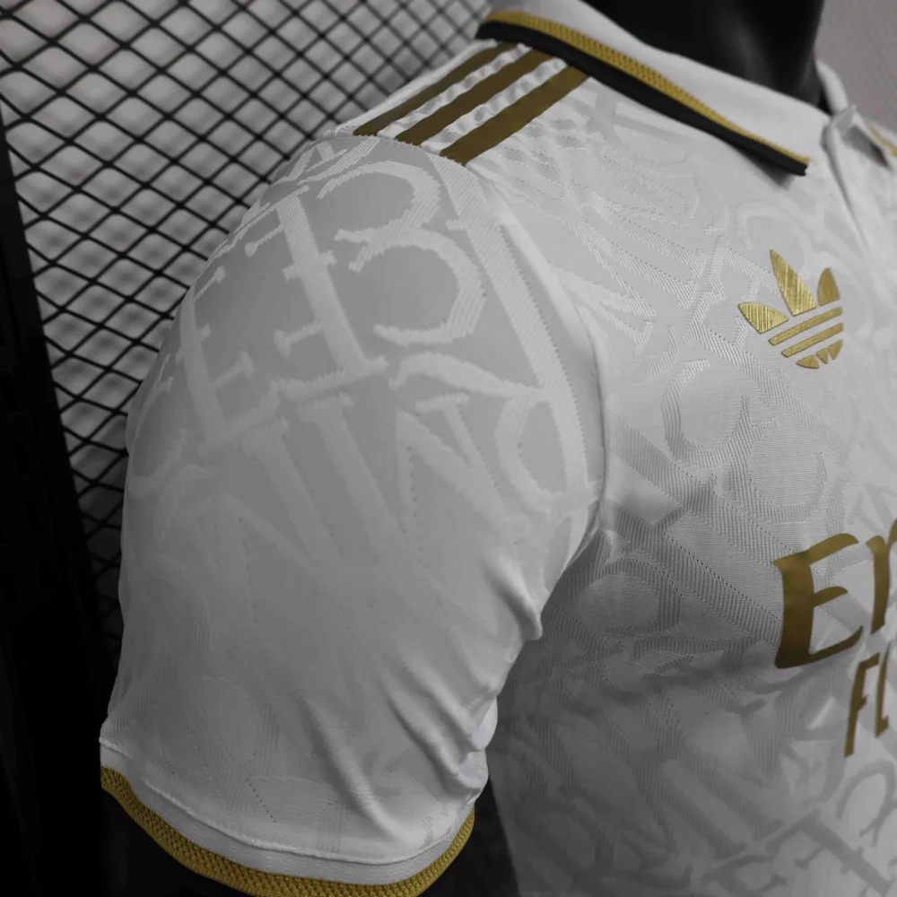 Real Madrid Authentic Soccer Jersey Golden Special Edition Shirt 2024/25 - Image 4