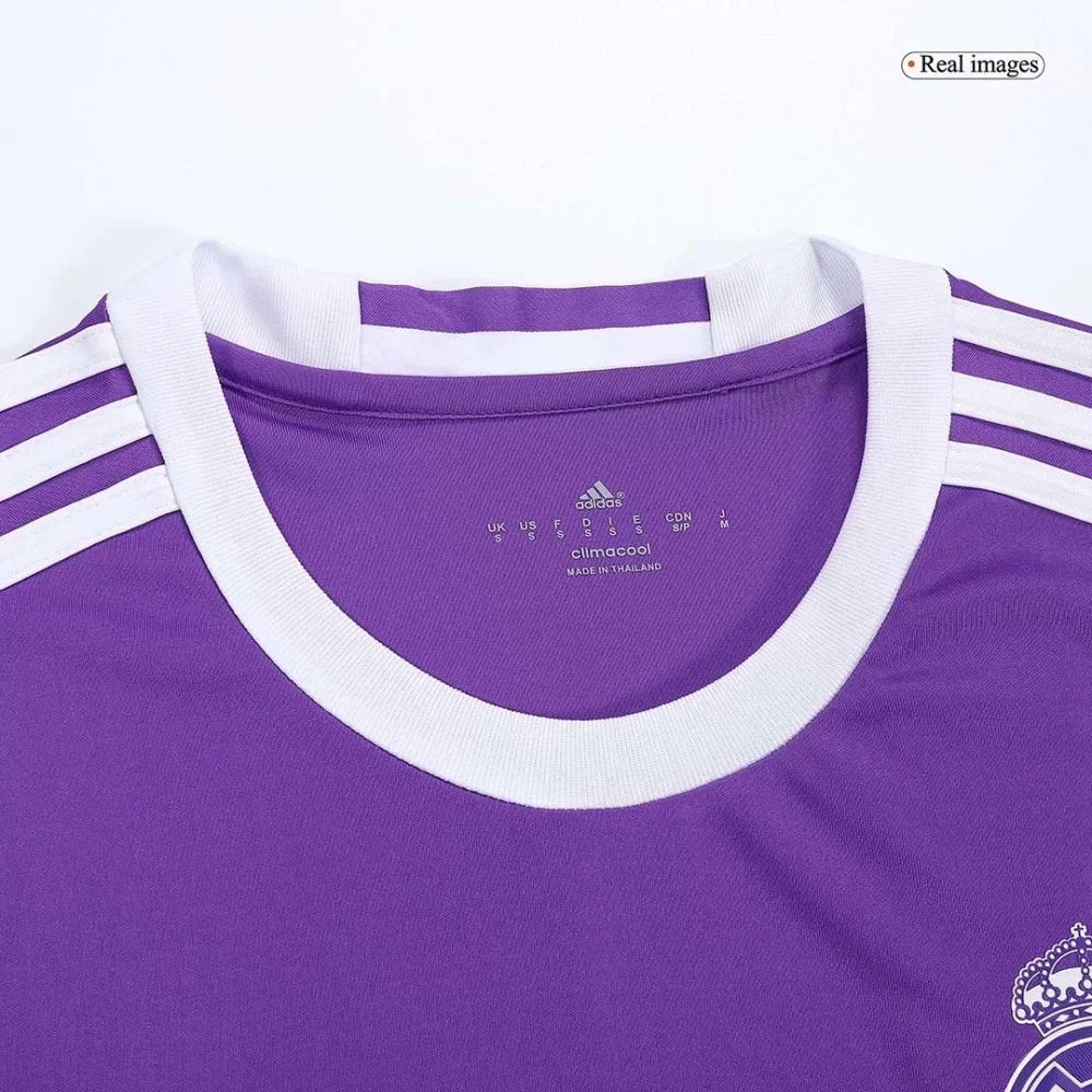 Real Madrid Retro Jersey Away Soccer Shirt Long Sleeve 2016/17 - Image 7