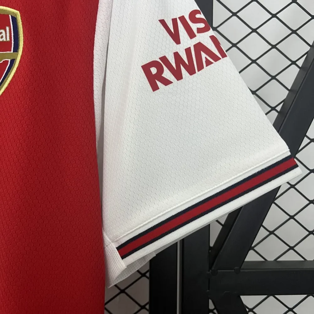 Arsenal Soccer Retro Jersey Home Custom Shirt 2019-20 - Image 6