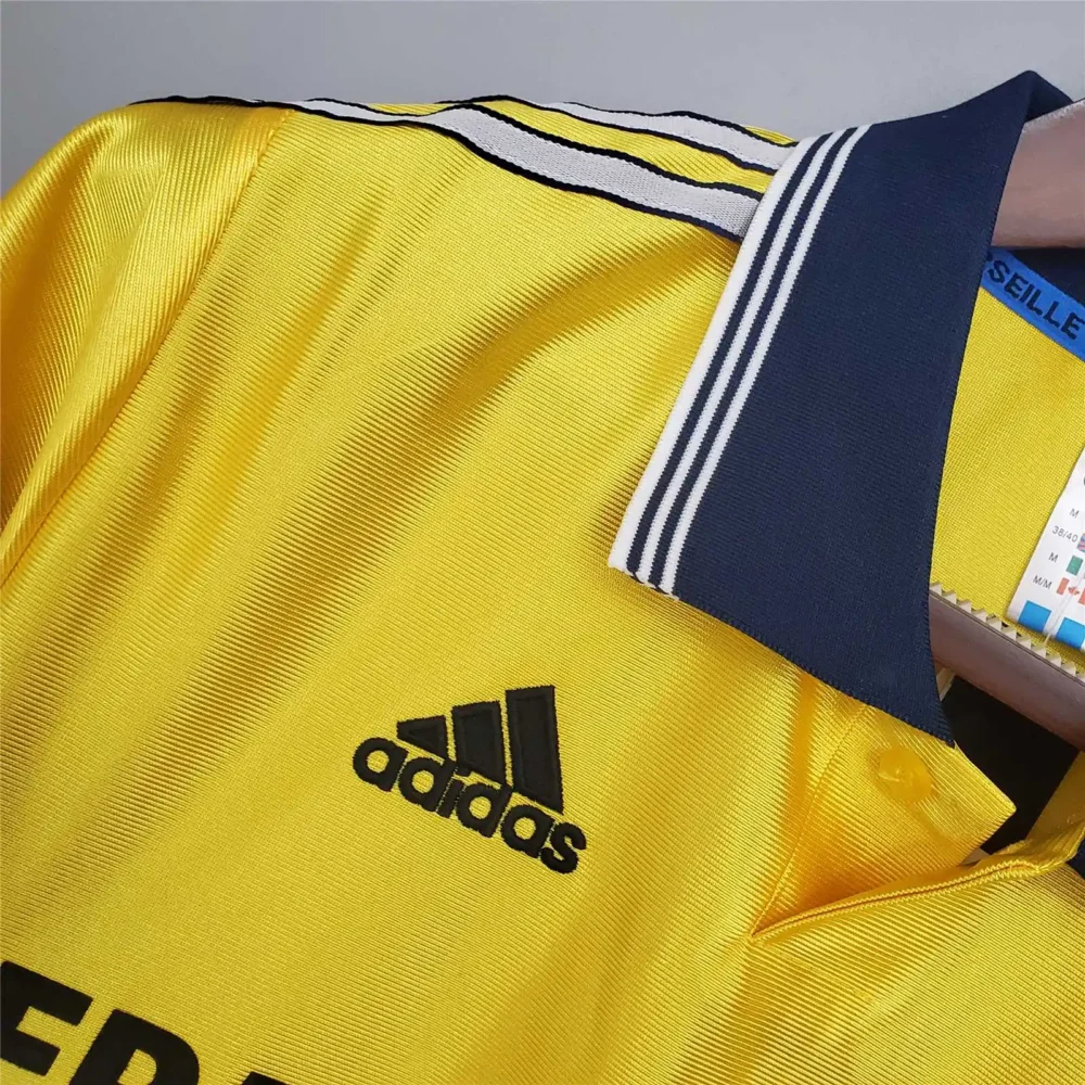 Marseille Retro Soccer Jersey Away Custom Shirt 1998-99 - Image 5