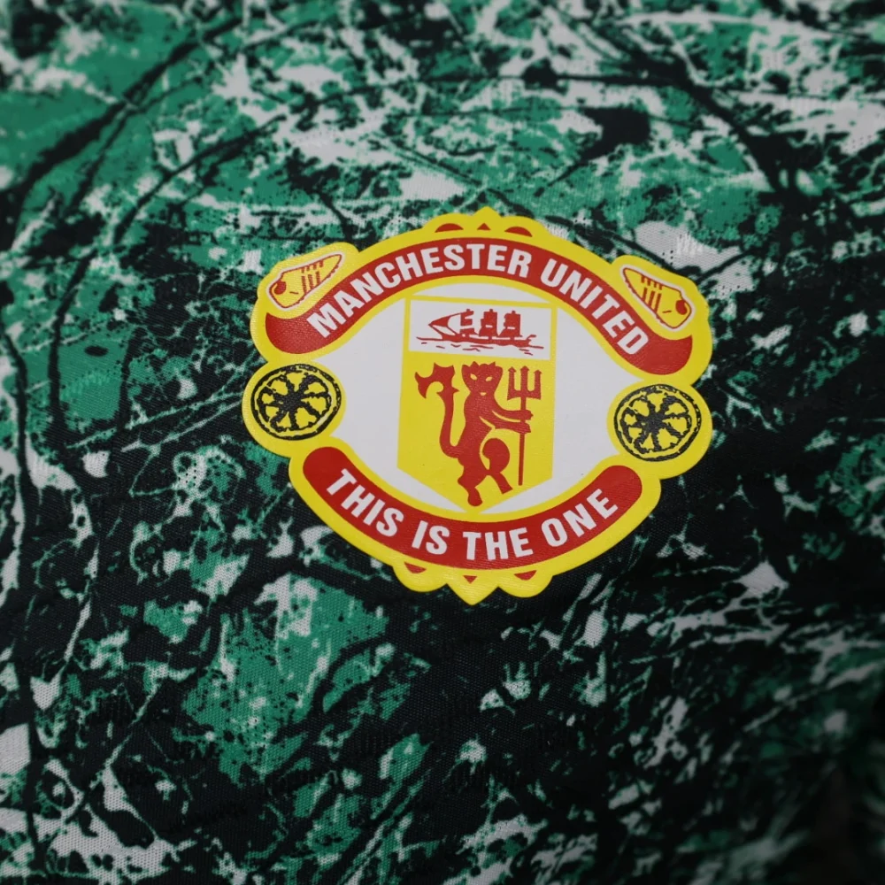 Manchester United Authentic x Stone Roses Icon Pre-Match Football Jersey Shirt 2024/25 - Image 2