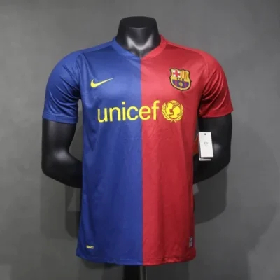 Authentic Barcelona Retro Jersey Home Soccer Shirt 2008-09