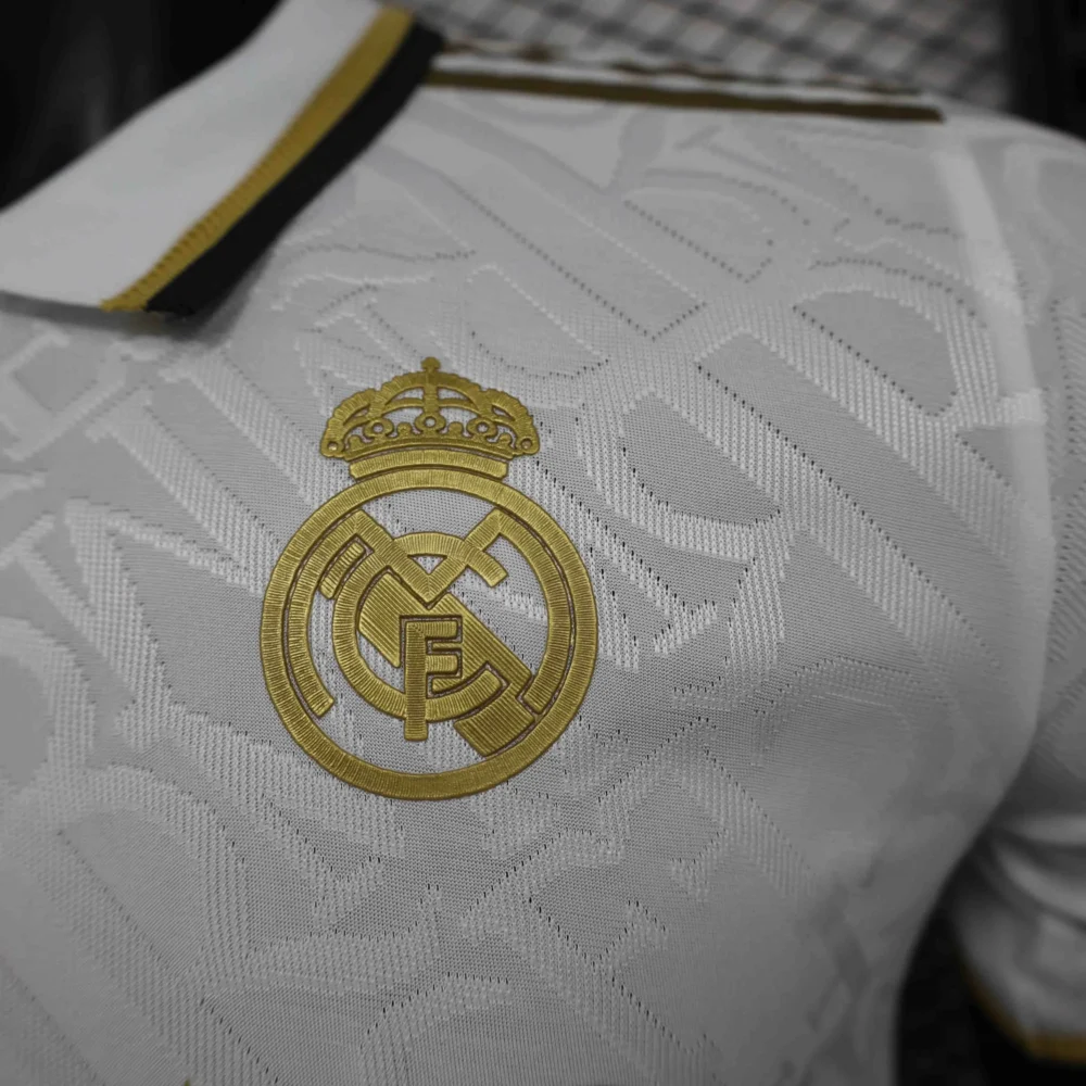 Real Madrid Authentic Soccer Jersey Golden Special Edition Shirt 2024/25 - Image 6