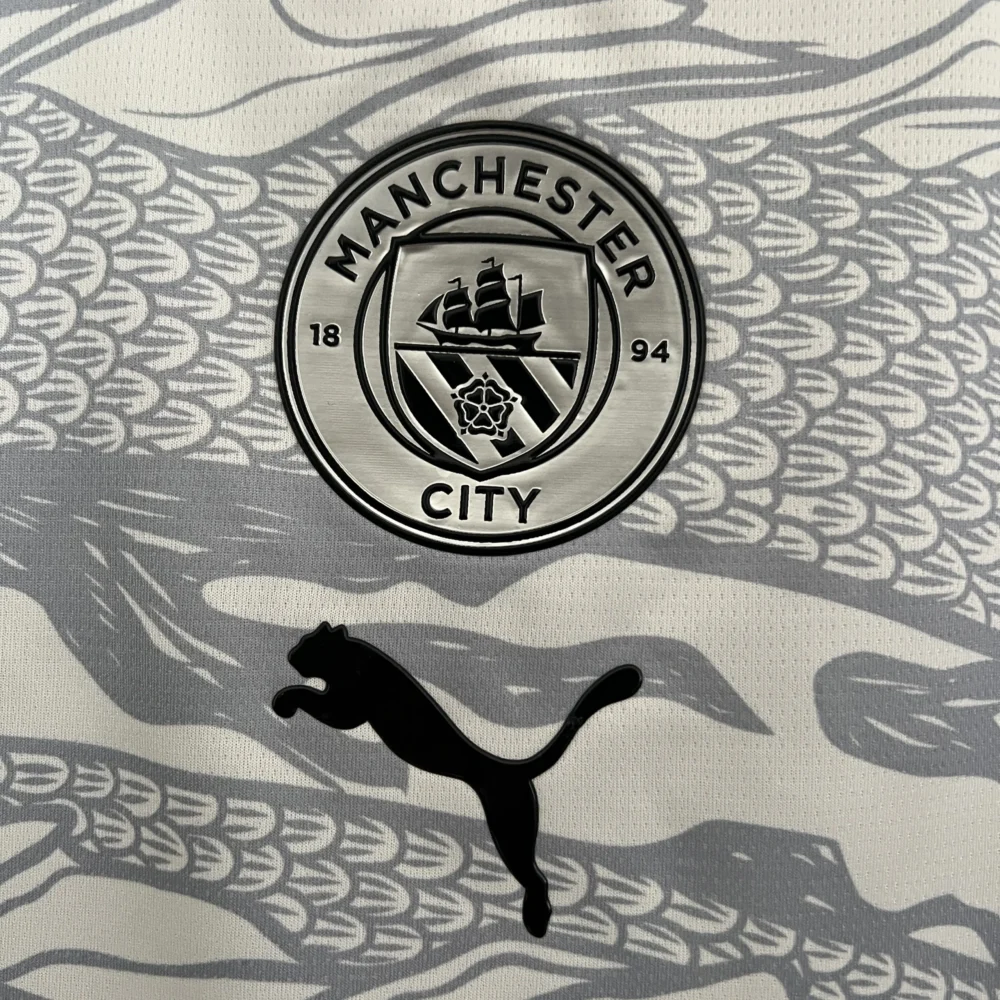 Manchester City Dragon Special Edition Football Jersey Shirt 2024/25 - Image 5