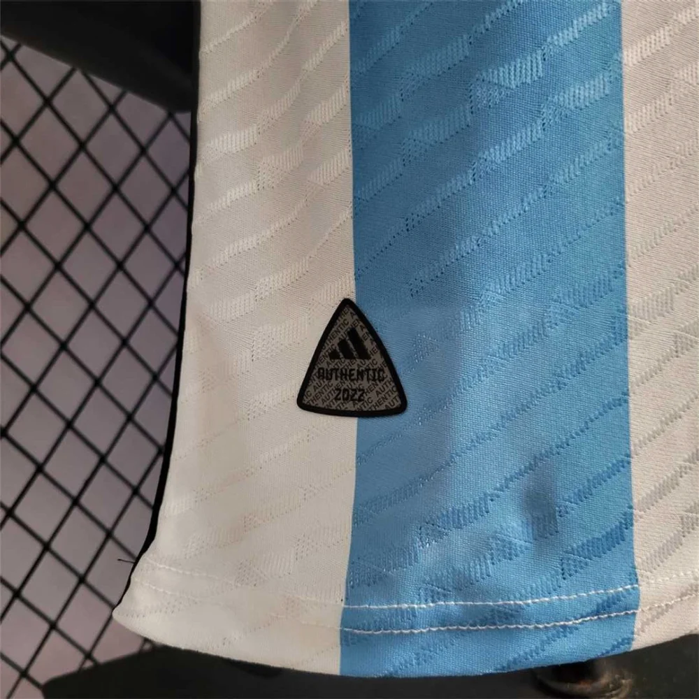 Argentina Authentic Soccer Jersey Home Shirt 2022 - World Cup Champion Edition 3 Stars - Image 12