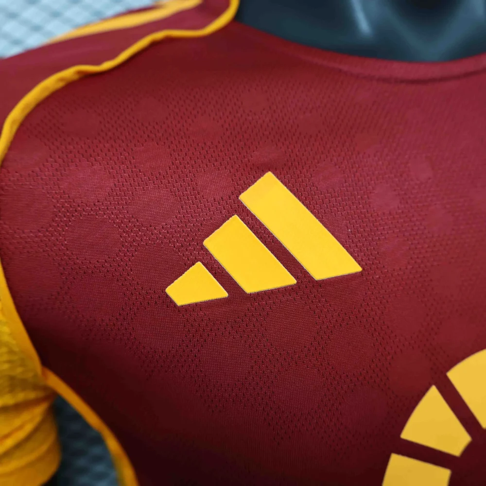 Roma Authentic Soccer Jersey Home Shirt 2025/26 - Image 4
