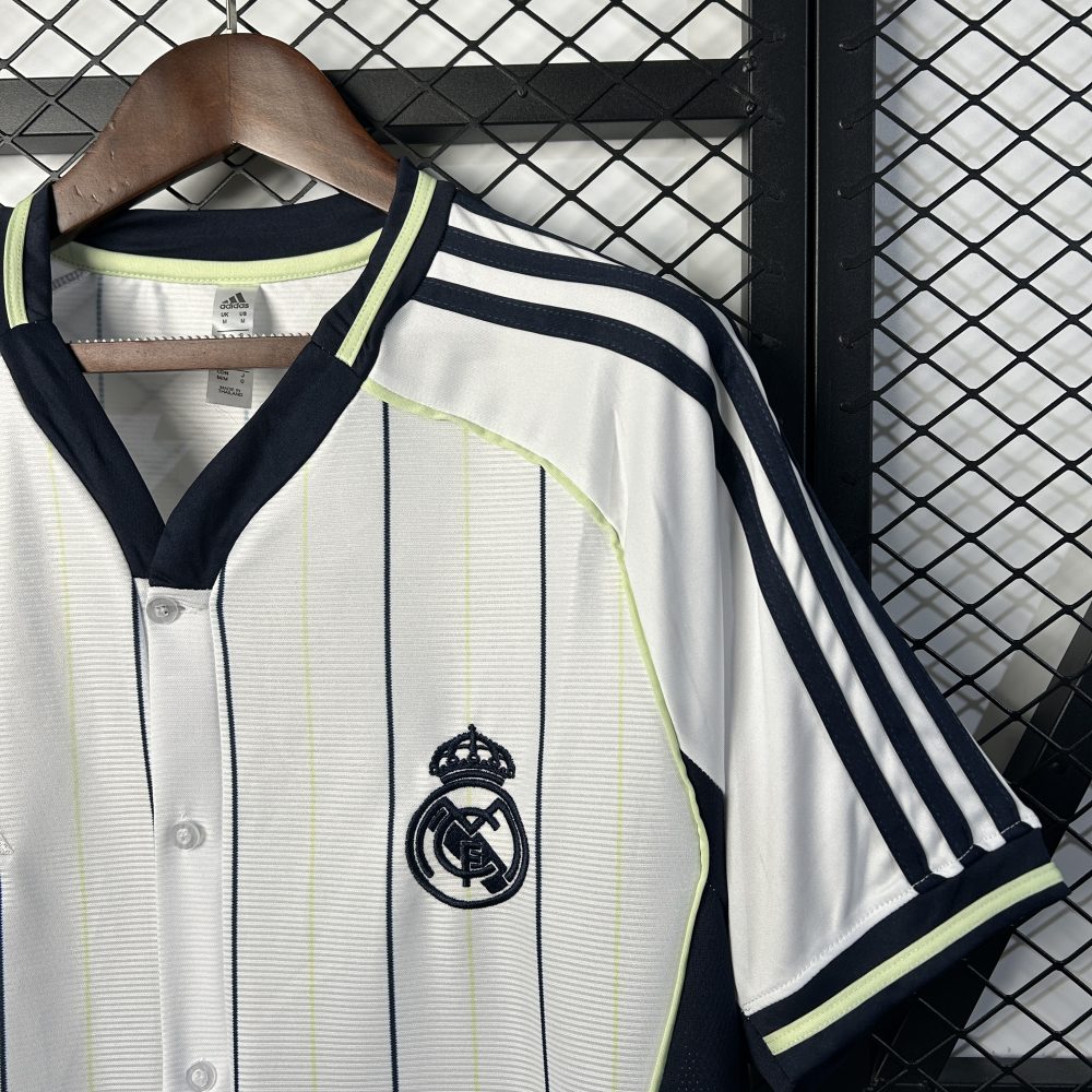 25/26Real Madrid Baseball Jersey - Image 3