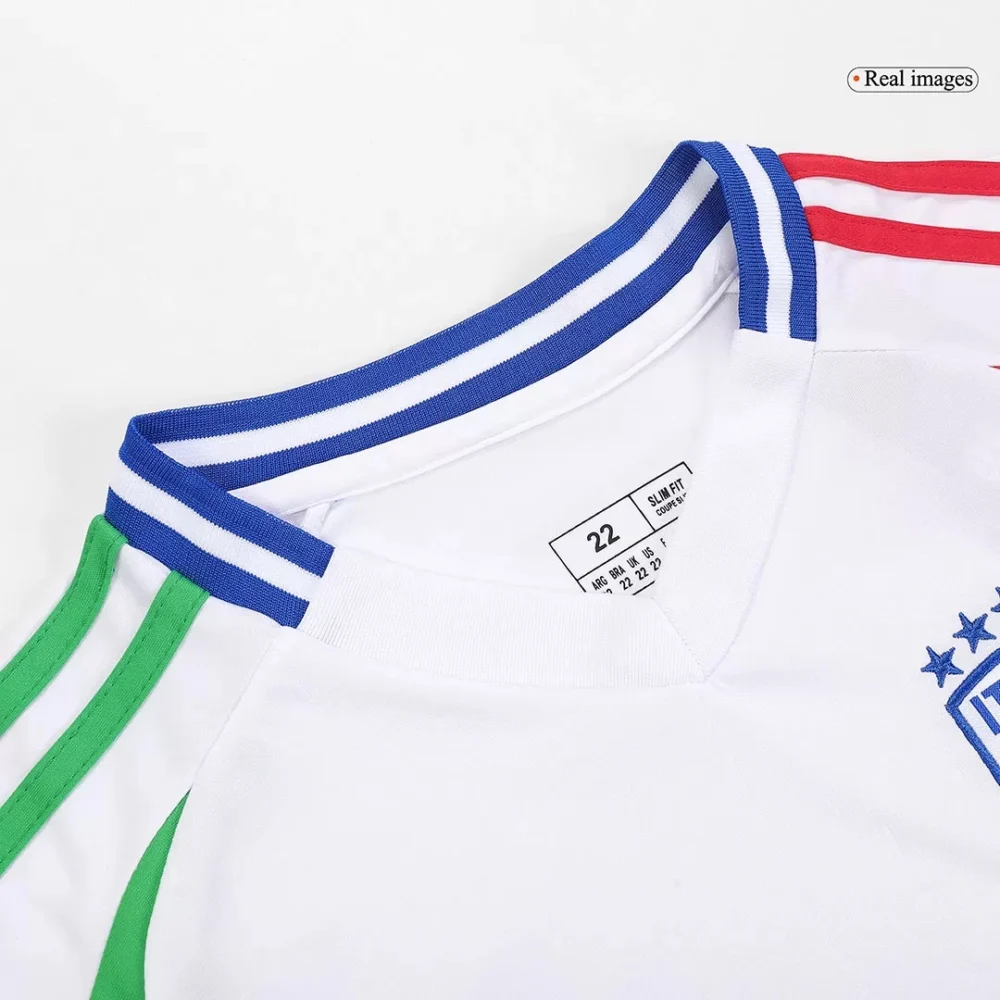 Italy Away Football Uniform Kids Kit Jersey+Shorts EURO 2024 - Image 8