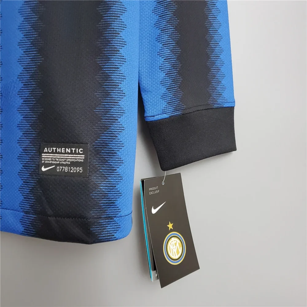 Inter Milan Jersey Custom Home Retro Soccer Jersey Long Sleeve 2010/11 - Image 3