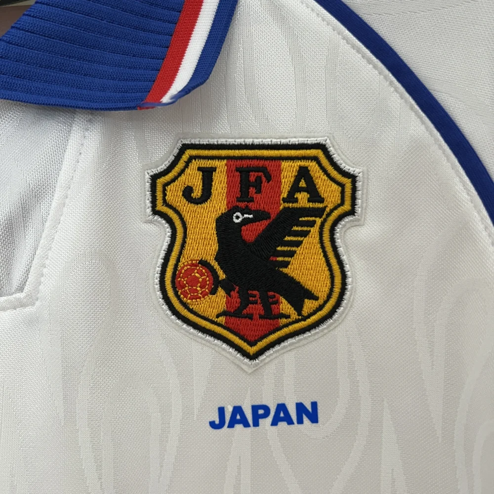 Japan Retro Soccer Jersey Away Custom Shirt 1998 - Image 5