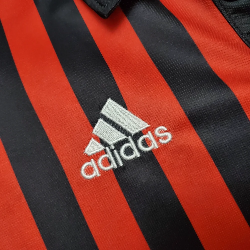AC Milan Retro Soccer Jersey Centenary Home Custom Shirt 1999/00 - Image 4