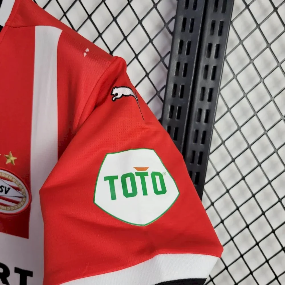 PSV Eindhoven Football Jersey Home Custom Shirt 2024/25 - Image 6