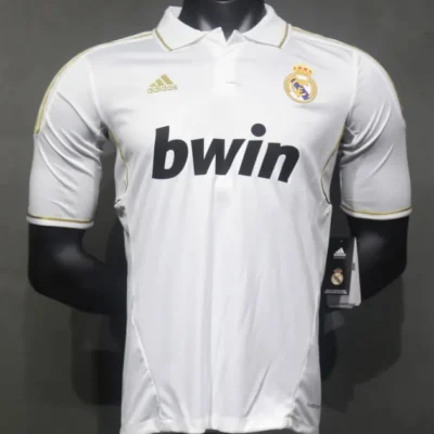 Real Madrid Authentic Retro Jersey Home Soccer Shirt 2011/12