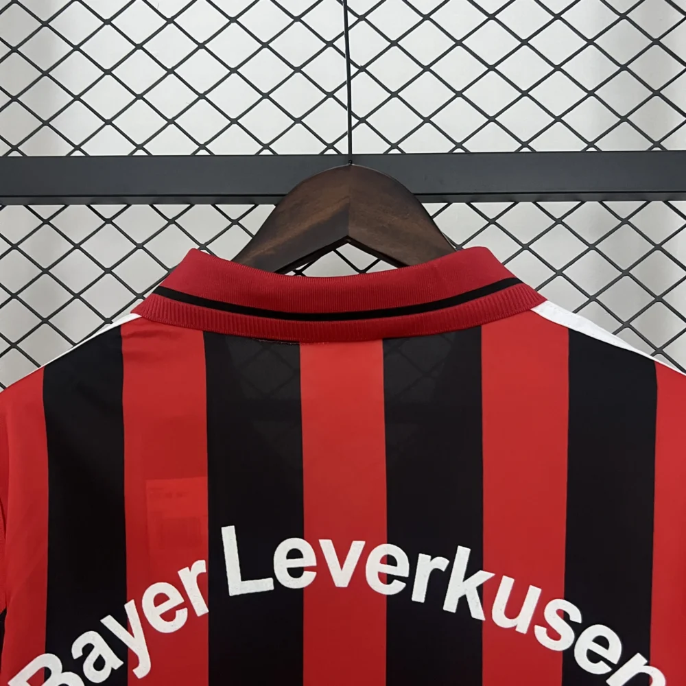 Bayer 04 Leverkusen Retro Soccer Jersey Home Custom Shirt 2001/02 - Image 9
