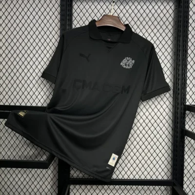 Marseille Soccer Jersey 125th Anniversary Black Custom Shirt 2024/25