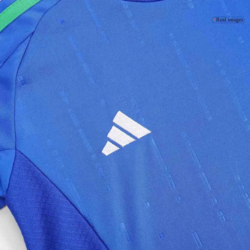 Italy Home Football Uniform Kids Kit Jersey+Shorts EURO 2024 - Image 5