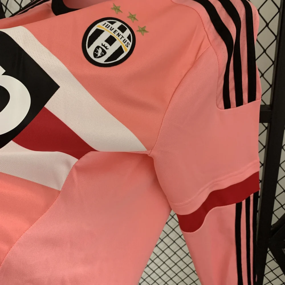 Juventus Retro Soccer Jersey Away Long Sleeve Custom Shirt 2015-16 - Image 4