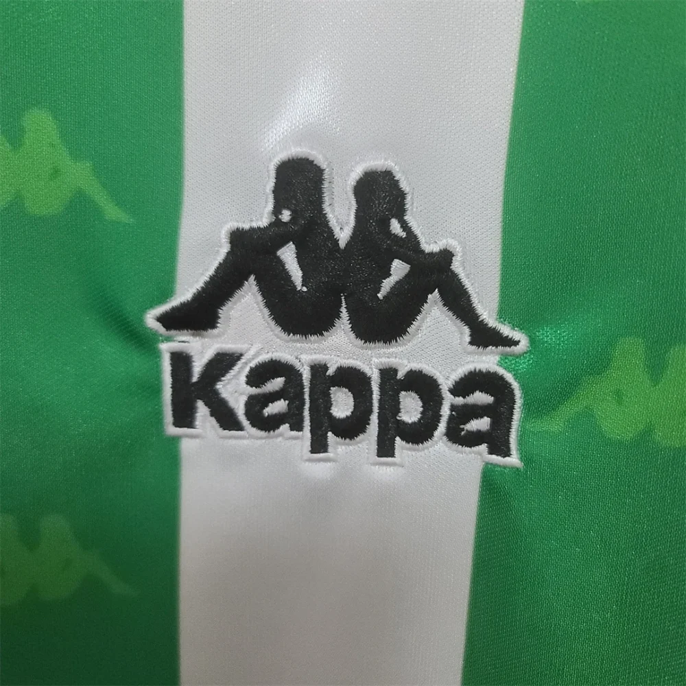 Real Betis Retro Jersey Home Long Sleeve Soccer Shirt 1995/97 - Image 4