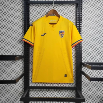 Romania Soccer Jersey Home Custom Shirt EURO 2024