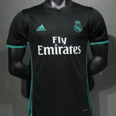 Real Madrid Authentic Retro Jersey Away Soccer Shirt 2017/18
