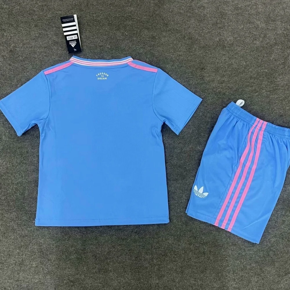 Inter Miami Soccer Jersey Third Away Kids Kit Jersey+Shorts 2025 - Image 2