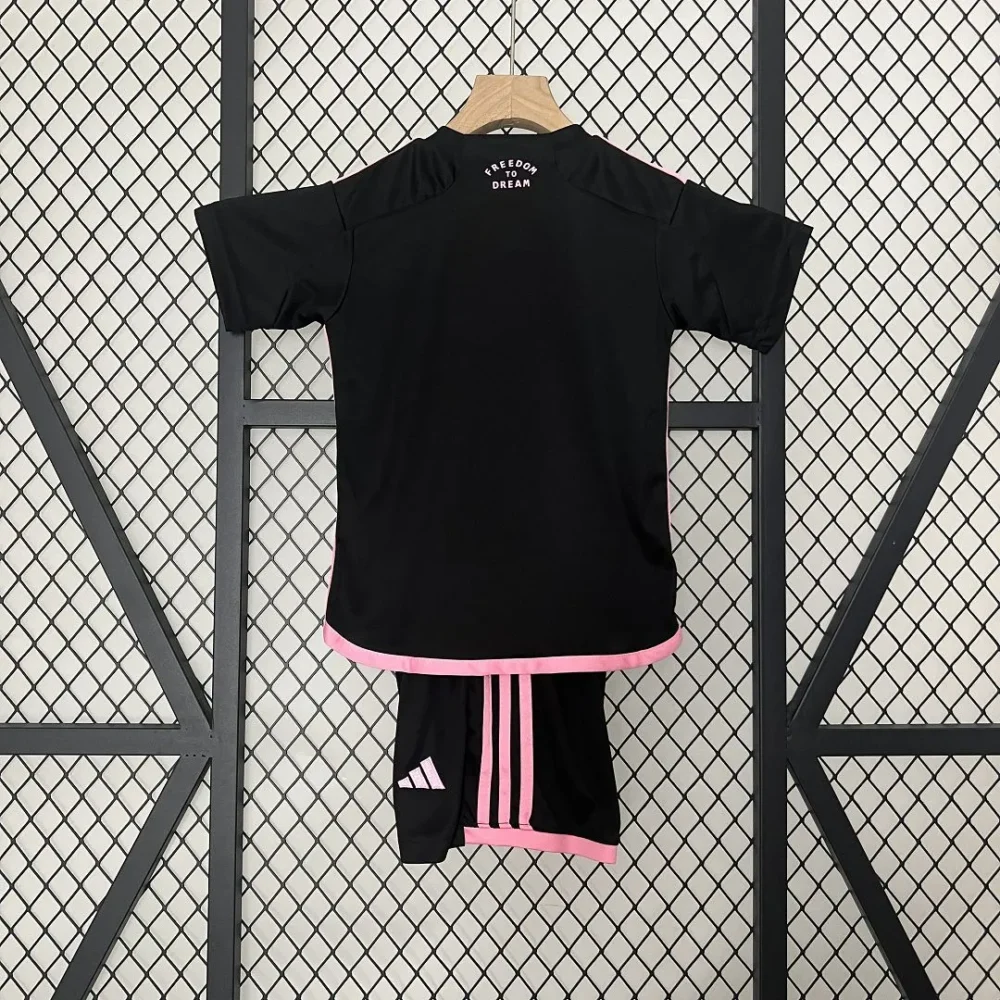 Inter Miami Soccer Jersey Away Kids Kit Jersey+Shorts 2024 - Image 2