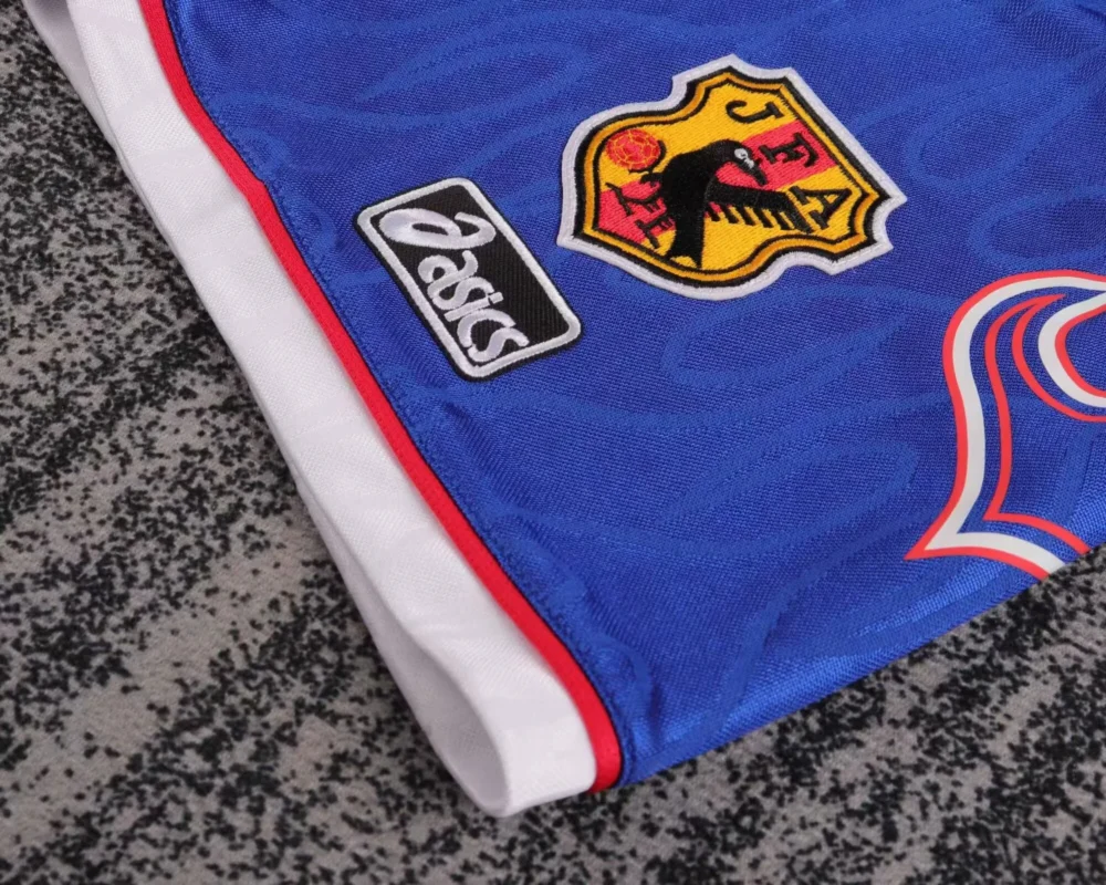 Japan Retro Soccer Jersey Away Kids Kit Jersey+Shorts 1998 - Image 6