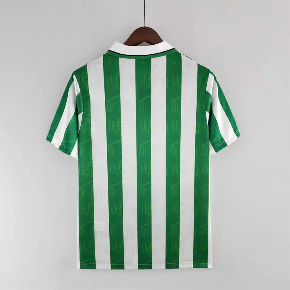 Real Betis Retro Jersey Home Soccer Shirt 1994/95 - Image 2