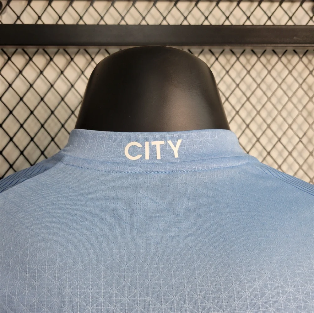 Manchester City Authentic Football Jersey Home Shirt 2023/24 - Image 9