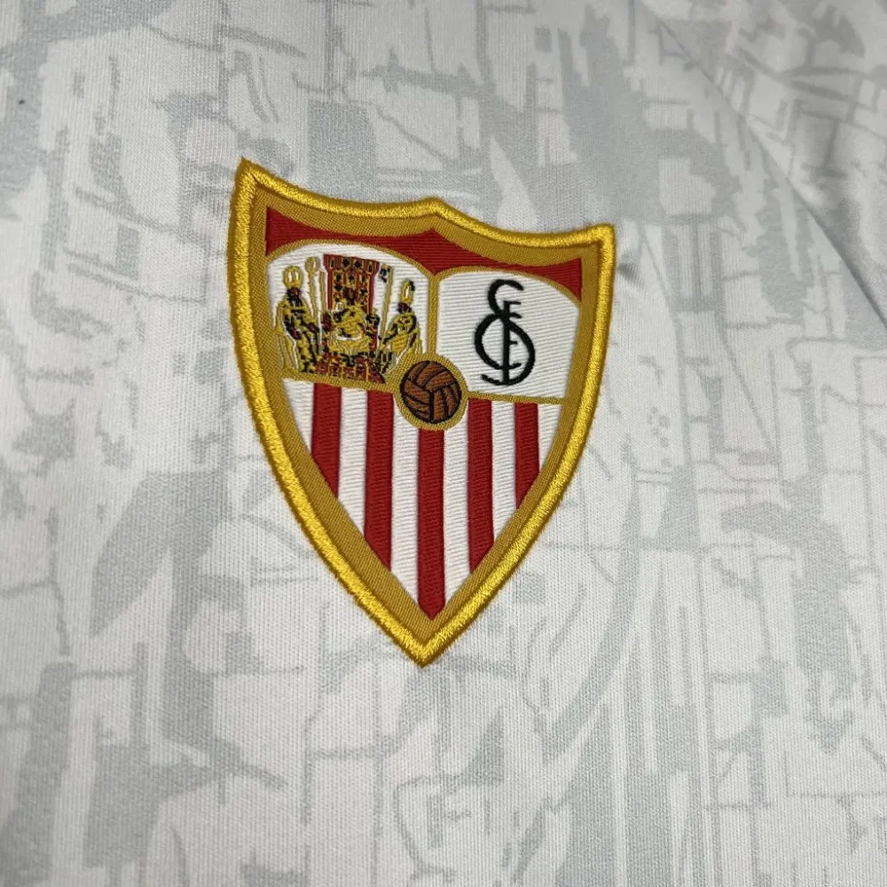 Sevilla FC Soccer Jersey Home Custom Shirt 2024/25 - Image 5