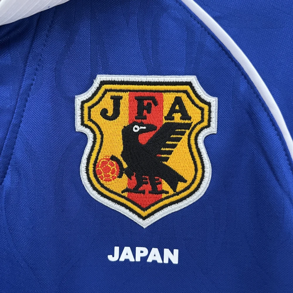 Japan Retro Soccer Jersey Home Custom Shirt 1998 - Image 5