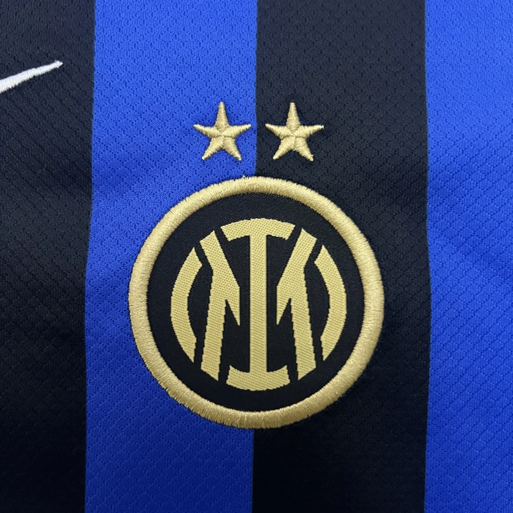 Inter Milan Soccer Jersey Home Kids Kit Jerseys+Shorts 2024/25 - Image 4