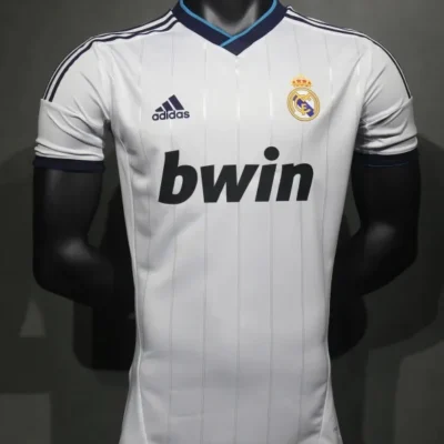 Real Madrid Authentic Retro Jersey Home Soccer Shirt 2012/13