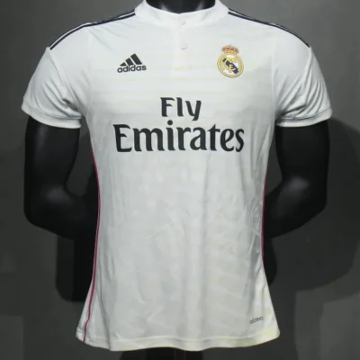 Real Madrid Authentic Retro Jersey Home Soccer Shirt 2014/15