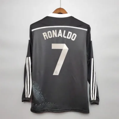 Ronaldo#7 Real Madrid Retro Jersey Third Away Long Sleeve Soccer Shirt 2014/15