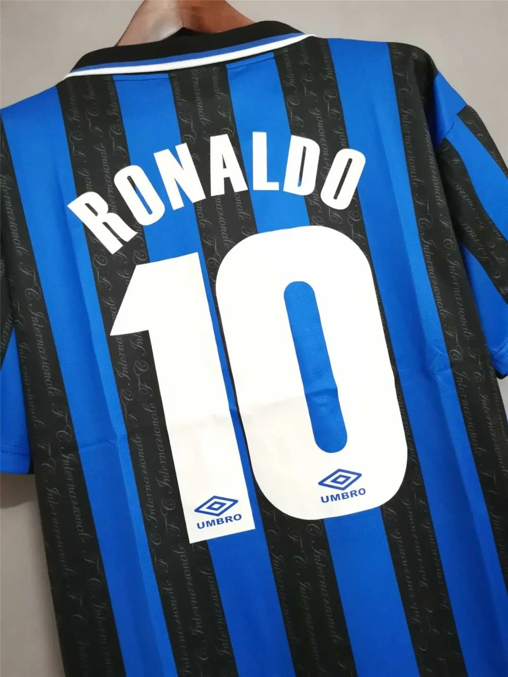 Inter Milan Jersey Custom Home Soccer Jersey 1997/98 - Image 9