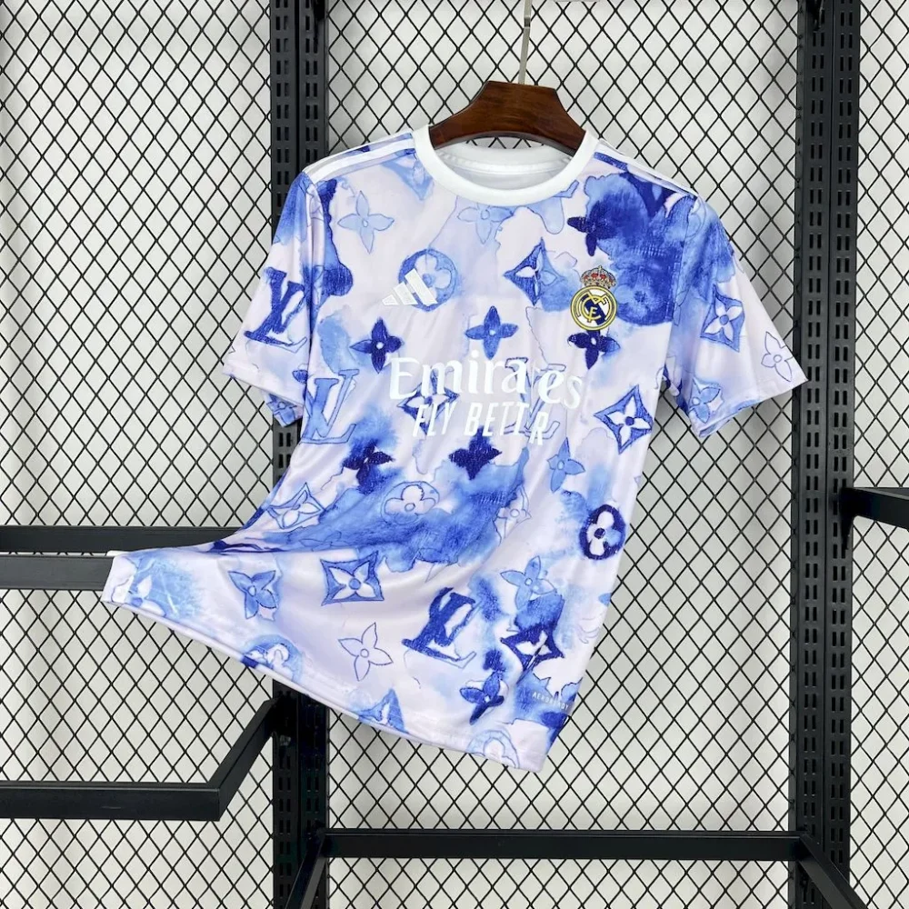 Real Madrid Soccer Jersey LV Joint Special Edition Custom Shirt 2025/26