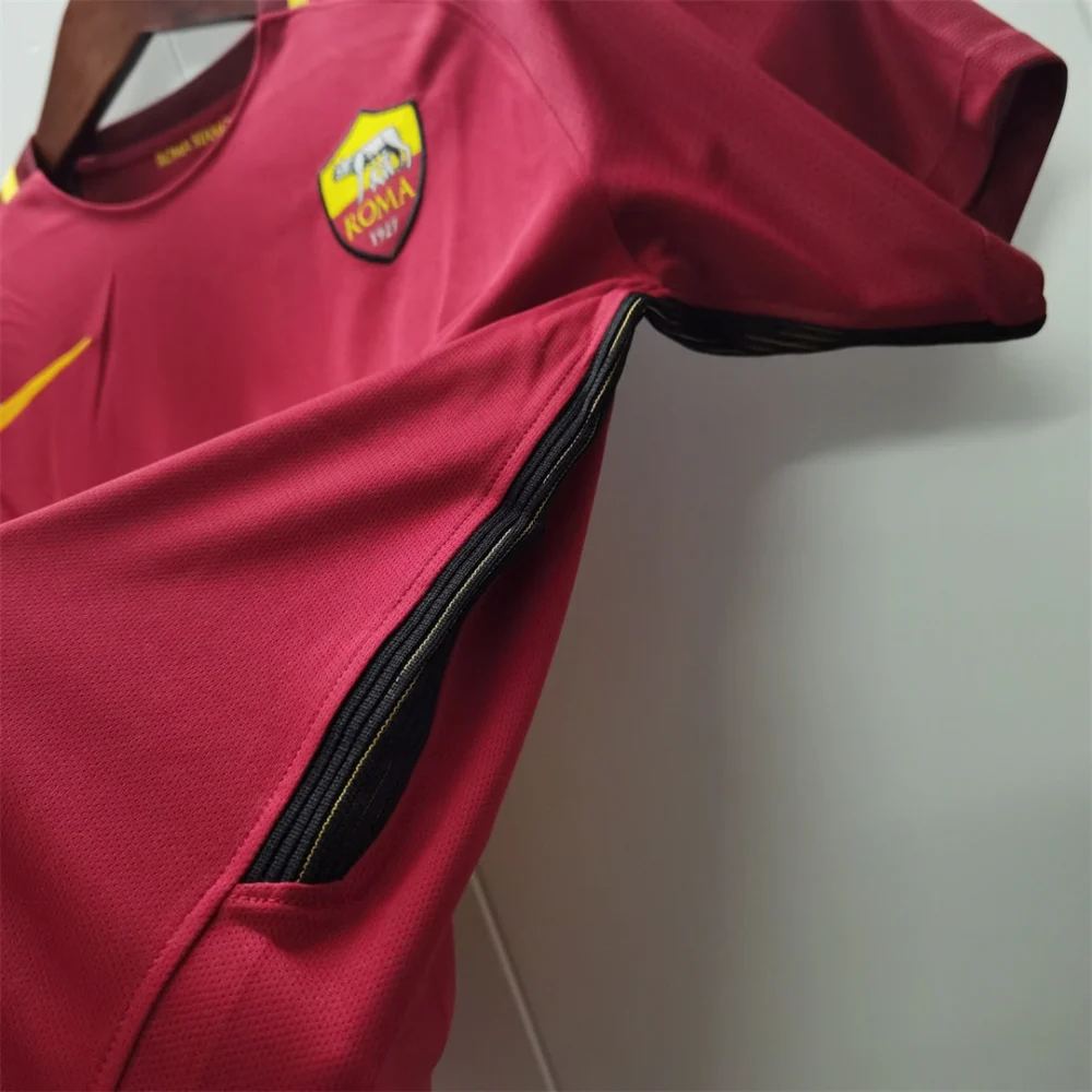 Roma Retro Soccer Jersey Home Custom Shirt 2017/18 - Image 8