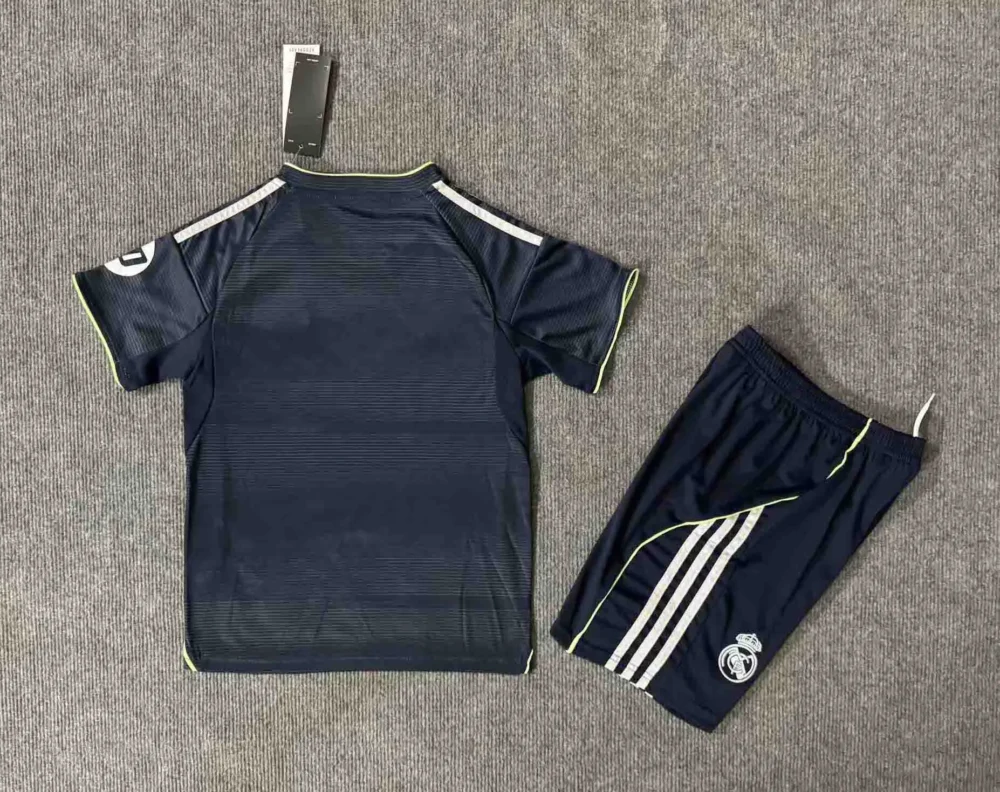 Real Madrid Soccer Jersey Away Kids Kit Jersey+Shorts 2025/26 - Image 2