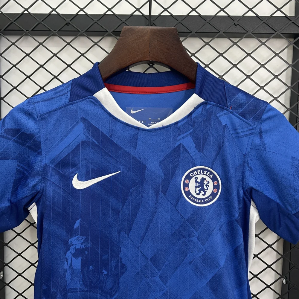 Chelsea Football Jersey Home Kids Kit Jersey+Shorts 2025/26 - Image 3