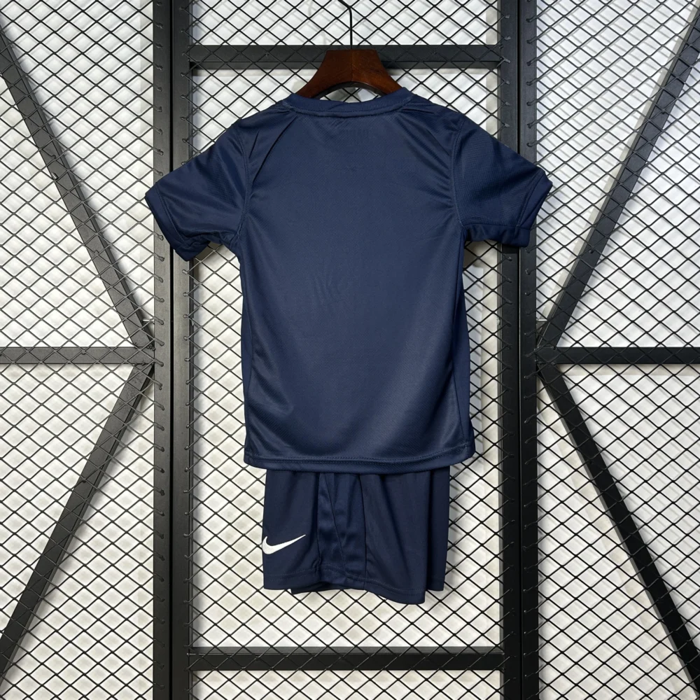 PSG Soccer Jersey Home x Champions of Europe Kids Kit Jersey+Shorts 2024/25 - Image 2