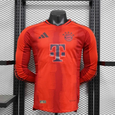 Bayern Munich Home Jersey Long Sleeve Player Version 2024/25