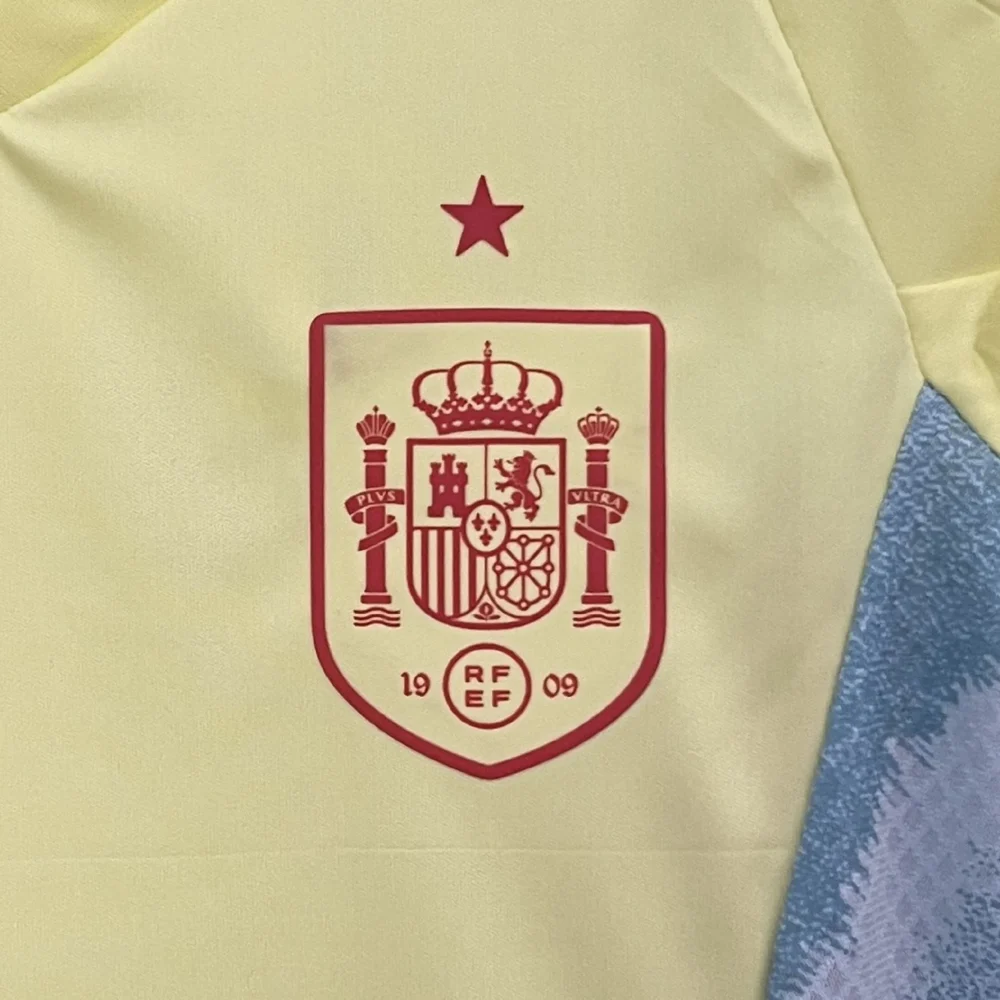 Spain Away Football Uniform Kids Kit Jersey+Shorts EURO 2024 - Image 6